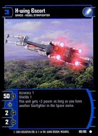 Star Wars TCG X wing Escort (RAS #105) - Rogues & Scoundrels (TCG)