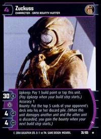 Star Wars TCG Zuckuss A (RAS #35) - Rogues & Scoundrels (TCG)