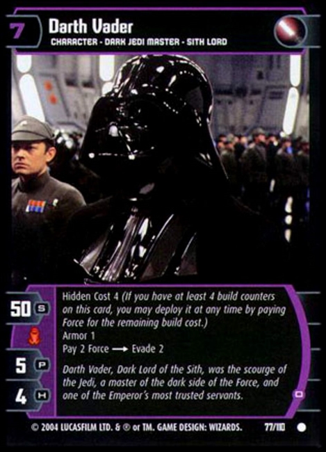 Darth Vader O (ROTJ #77)