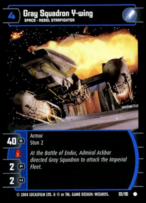 Gray Squadron Y wing (ROTJ #93)