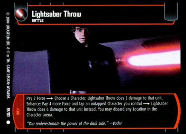 Lightsaber Throw (ROTJ #98)