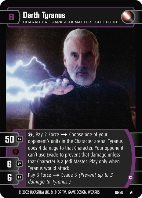 Darth Tyranus D FOIL