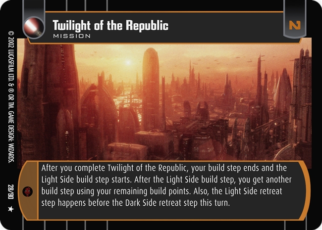 Twilight of the Republic FOIL