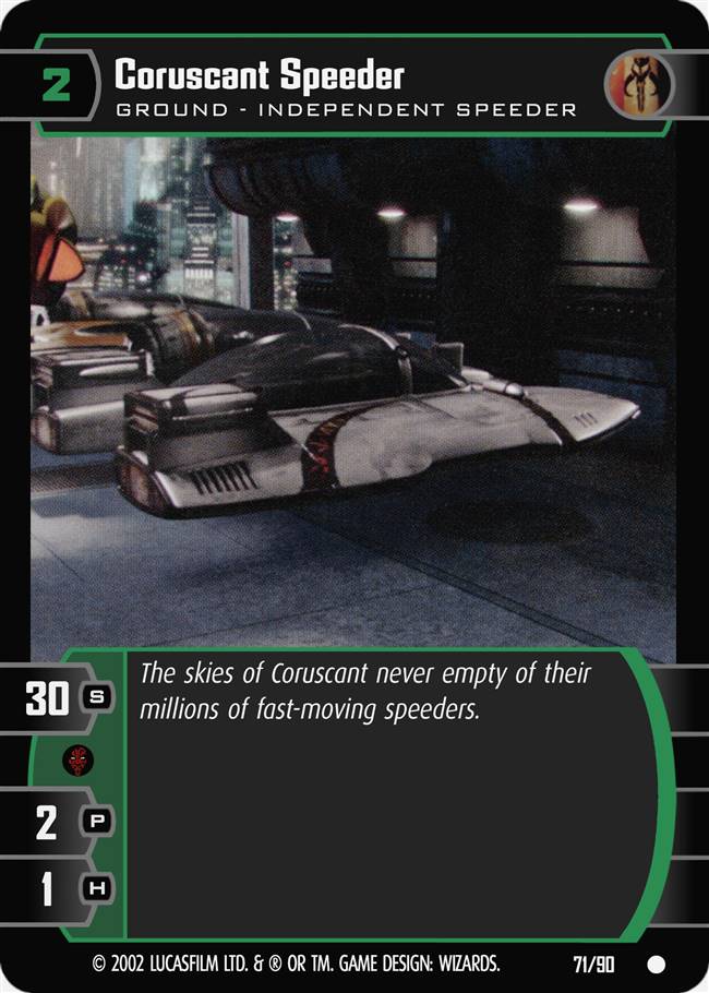 Coruscant Speeder