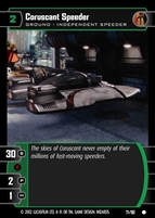 Coruscant Speeder FOIL