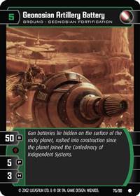Star Wars TCG Geonosian Artillery Battery - Sith Rising (TCG)