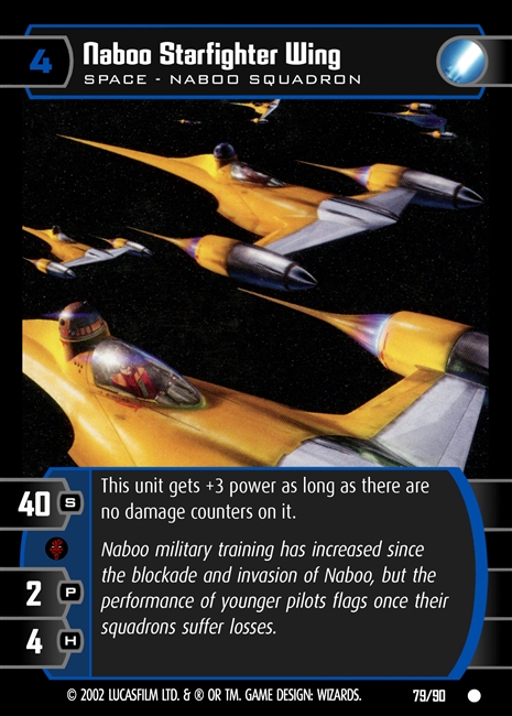 Naboo Starfighter Wing FOIL