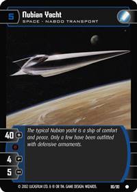 Star Wars TCG Nubian Yacht - Sith Rising (TCG)