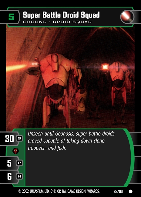 Super Battle Droid Squad FOIL