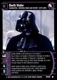 Star Wars TCG Darth Vader J (ESB #157) - The Empire Strikes Back (TCG)