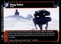 Star Wars TCG Decoy Tactics (ESB # 17) - The Empire Strikes Back (TCG)