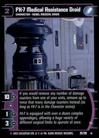 Star Wars TCG FX 7 Medical Assistance Droid A (ESB # 25) - The Empire Strikes Back (TCG)