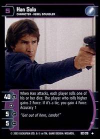 Star Wars TCG Han Solo F (ESB #102) - The Empire Strikes Back (TCG)