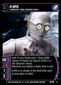 Star Wars TCG K 3PO A (ESB # 32) - The Empire Strikes Back (TCG)