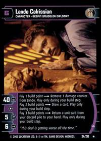 Star Wars TCG Lando Calrissian A (ESB # 34) - The Empire Strikes Back (TCG)