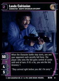 Star Wars TCG Lando Calrissian D (ESB # 35) - The Empire Strikes Back (TCG)
