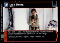 Star Wars TCG Leia's Warning (ESB #109) - The Empire Strikes Back (TCG)