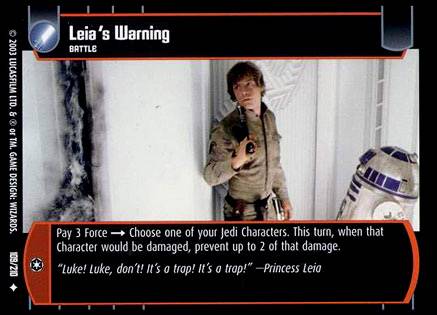 Leia's Warning (ESB #109)
