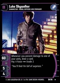 Star Wars TCG Luke Skywalker J (ESB #38) - The Empire Strikes Back (TCG)