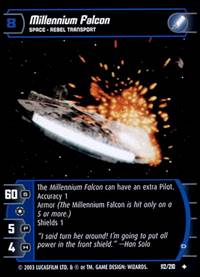 Star Wars TCG Millennium Falcon D (ESB #112) - The Empire Strikes Back (TCG)