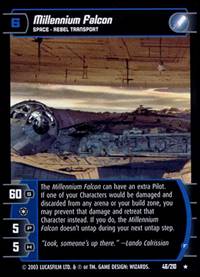 Star Wars TCG Millennium Falcon F (ESB #46) - The Empire Strikes Back (TCG)