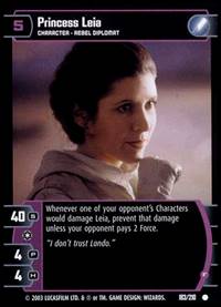 Star Wars TCG Princess Leia F (ESB #183) - The Empire Strikes Back (TCG)