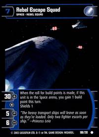 Star Wars TCG Rebel Escape Squad (ESB #186) - The Empire Strikes Back (TCG)