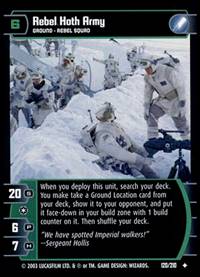 Star Wars TCG Rebel Hoth Army (ESB #120) - The Empire Strikes Back (TCG)