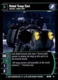 Star Wars TCG Rebel Troop Cart (ESB #122 ) - The Empire Strikes Back (TCG)
