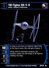 Star Wars TCG TIE Fighter EX 4 9 (ESB #203) - The Empire Strikes Back (TCG)