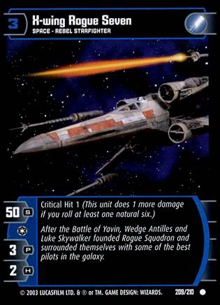 X wing Rogue Seven (ESB #209)