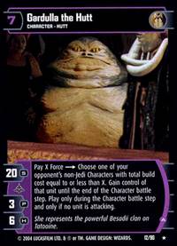 Star Wars TCG Gardulla the Hutt A (TPM #12) - The Phantom Menace (TCG)