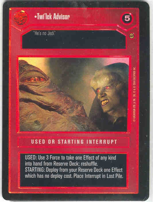 Star Wars CCG (SWCCG) Vigo (Foil)