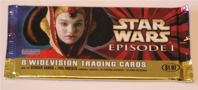 Star Wars Episode 1 8 Card Pack - Queen Amidala - Sealed Product