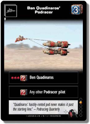 Ben Quadinaros' Podracer