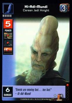 Young Jedi CCG Ki-Adi-Mundi, Cerean Jedi Knight #12
