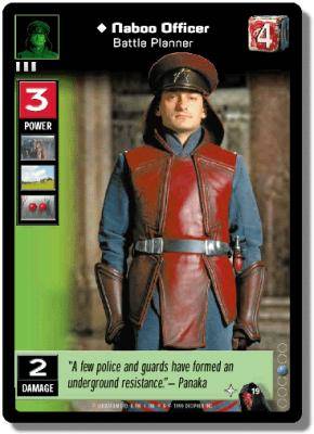 Naboo Officer, Battle Planner (MODM # 19)