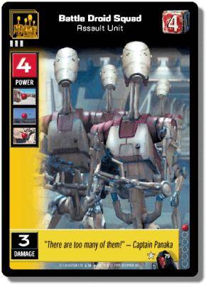 Young Jedi CCG Battle Droid Squad, Assault Unit