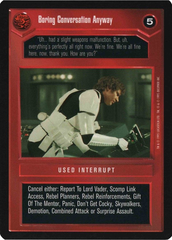 Star Wars CCG (SWCCG) Black 2