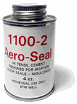 High Tensil Aeroseal Rubber Seal & Moulding Cement - 4oz | Brown Aircraft Supply