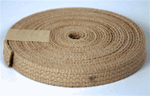 Natural Cotton Webbing Cowl Chafe Seal for Planes - 1/2" | Brown Aircraft Supply