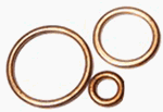 1 1/16-in Copper Crush Washer Gaskets for Planes - 3/32 | Brown Aircraft Supply