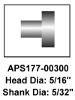 Affordable APS Rivets for Brake Linings & Pads No. 177-00300 | Brown Aircraft Supply