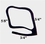 BA-137970 Durometer Neoprene Rubber Aircraft Door Seal | Brown Aircraft Supply