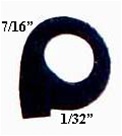 BA-37900 Sponge Rubber Bulb Seal