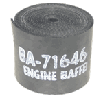 3"x9'x1/16" Neoprene Engine Baffle Material