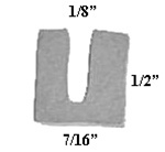 BA-821487 Sponge U-Channel Window Seal 15FT Package