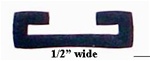 1/2" Wide Fuel Tank Strap Chafe Rubber - Rubber Aircraft Seals | Brown Aircraft Supply