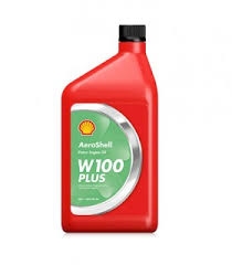 Aero Shell W100 Motor Oil for Aircraft | Brown Aircraft Supply