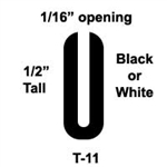 T-11 Black or White 1/2" U-Channel 25 Ft Package | Brown Aircraft Supply
